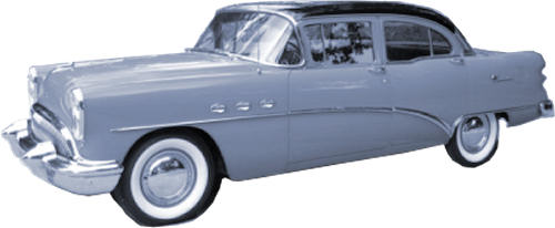 1955 Buick Century & Special 4 Door Sedan 7 Bows Acme Auto Headlining 1152-514-1 Light Green Replacement Headliner