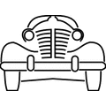 Bowstyle (sewn panel) headliner for antique and classic cars
