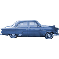1952 thru 1954 Ford Mainline 4 door replacement headliner