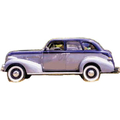 1935 to 1939 Chevrolet Sedan headliner