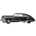 1946 1947 Cadillac Series 61 Coupe headliner