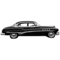 1951-53 Buick 4 door sedan headliner