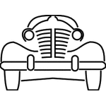Bowstyle (sewn panel) headliner for antique and classic cars
