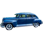 1946 to 1948 Plymouth Special Deluxe 4 door Sedan headliner