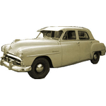 1949-52 Plymouth Cranbrook or Cambridge 4dr headliner