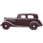 1932 to 1935 Chevy Master 4 door replacement headliner