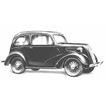1940 to 1948 Ford Anglia replacement headliner