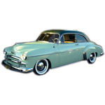 1949 to 1952 Chevrolet Styleline 2 door sedan headliner
