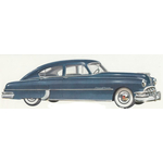 1949 to 1951 Pontiac 2 door fastback headliner