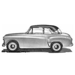 1953 to 1955 Hillman Minx Californian headliner