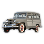1951-59 Jeep Willys station wagon headliner