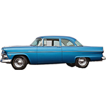 1955-1956 Ford Customline 2 door sedan headliner