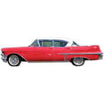 1957 1958 Cadillac 4 door hardtop headliner