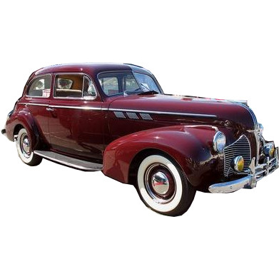 1934 Buick Series 40, 50, 60, and 90 Model 57 4 Door - 6 Bow Acme Auto Headlining EM11-28-105-3 Medium Blue Replacement Headliner 