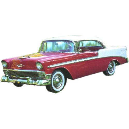 Acme Auto Headlining 1471-TIE944 White Replacement Headliner 1957 Chevrolet Bel Air & Two-Ten 2 Door Hardtop 7 Bow 