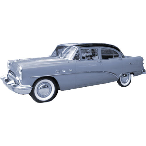 1955 Buick Super & Cadillac Series 62 2 Door Hardtop 6 Bows Acme Auto Headlining 1156-94NP Grey Replacement Headliner 