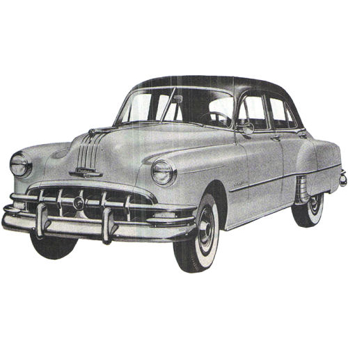 1949-52 Chevrolet, Oldsmobile & Pontiac 4 Door Sedan 9 Bow Acme Auto Headlining 1421-267V-1 Ivory Replacement Headliner 
