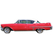 1957 1958 Cadillac 4 door hardtop headliner