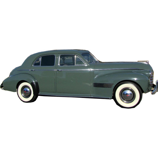 Acme Auto Headlining 1413-4-TIE1565 Wedgewood Replacement Headliner 1940 Chevrolet, Oldsmobile, Pontiac 4 Door Sedan 7 Bows
