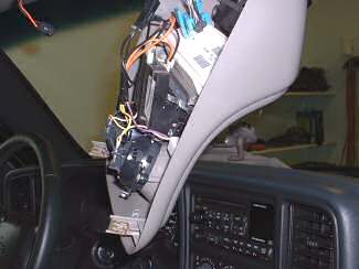 02 Chevrolet Tahoe control panel